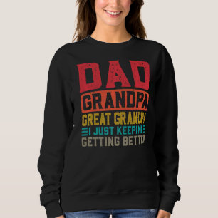 Sudadera Hombres Papá Abuelo Gran Abuelo