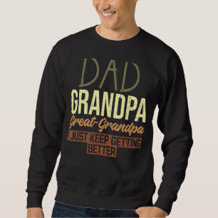 Sudadera Hombres Papá Abuelo Gran Abuelo Marido Papa Grandd