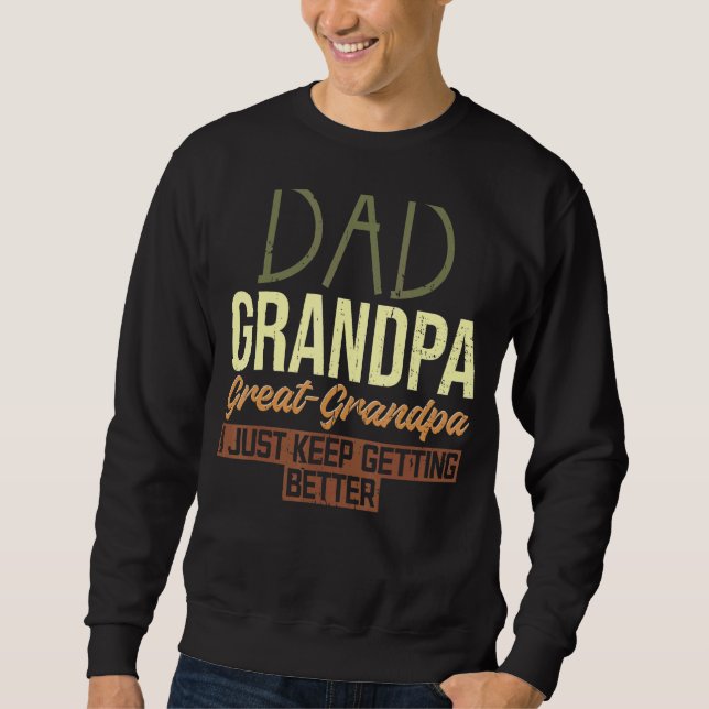 Sudadera Hombres Papá Abuelo Gran Abuelo Marido Papa Grandd (Anverso)