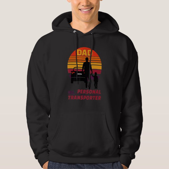 Sudadera Hombres Papá Aka Transportero Personal Daddy Fathe (Anverso)
