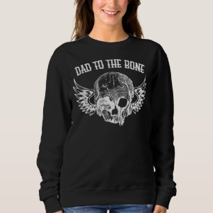 Sudadera Hombres Papá Al Chiste De Papá Hueso Padre Pun Vin