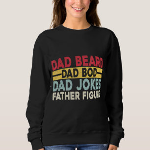 Sudadera Hombres Papá Barba Papá Chistes Papá Padre Figura