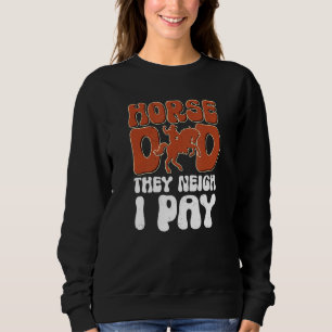 Sudadera Hombres Papá Caballo Que Ya No Pagué Hípica