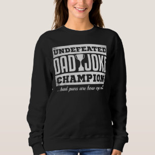 Sudadera Hombres Papá Campeón de Chiste Padres Día de los M