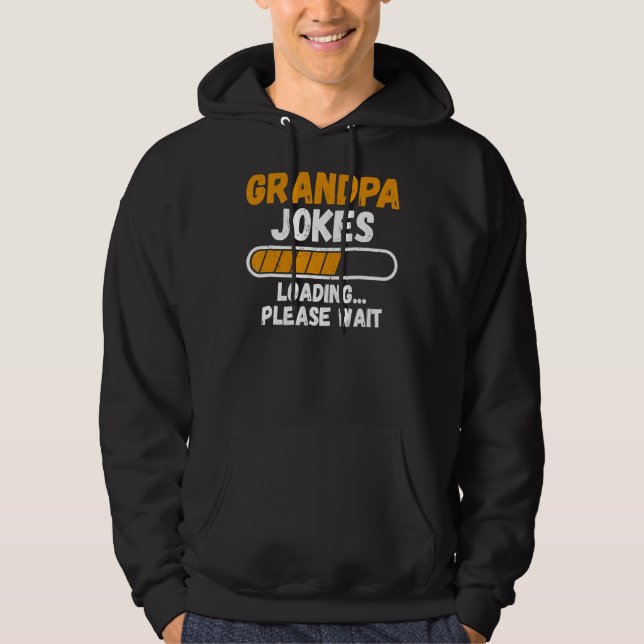 Sudadera Hombres papá Chiste cargando humor divertido día d (Anverso)