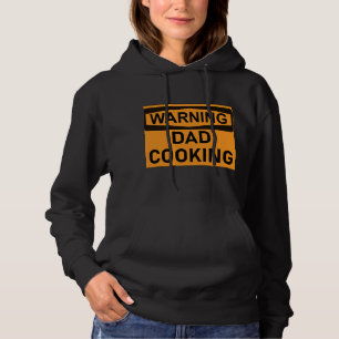 Sudadera Hombres Papá Cocinando Funny Advertencia Cocina de