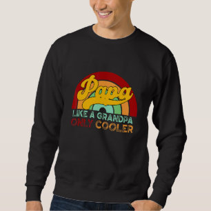 Sudadera Hombres Papá Como Un Abuelo Solo Más Cool Definici
