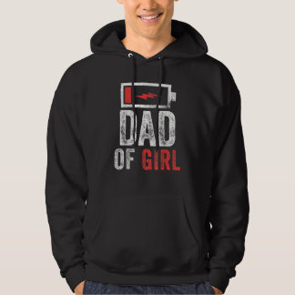 Sudadera Hombres papá de Chica del nacimiento del día de su
