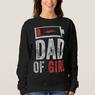 Sudadera Hombres papá de Chica del nacimiento del día de su