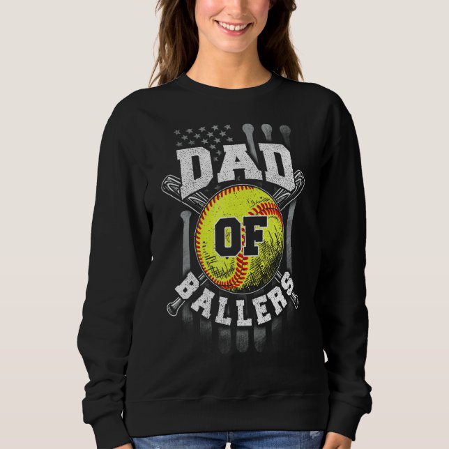 Sudadera Hombres Papá De Los Bailarines Papi Del Fath De So (Anverso)