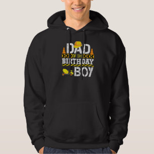 Sudadera Hombres Papá Del Camión De Construcción De Birthda