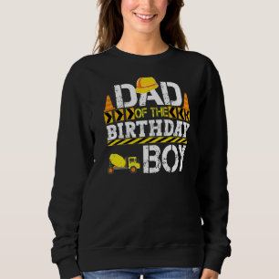 Sudadera Hombres Papá Del Camión De Construcción De Birthda