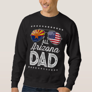 Sudadera Hombres Papá Día Del Padre Arizona 4 De Julio Usa