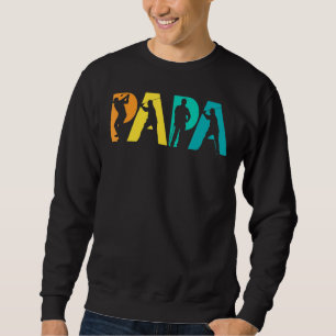 Sudadera Hombres Papa Golf Para El Abuelo Padre - Jugando G