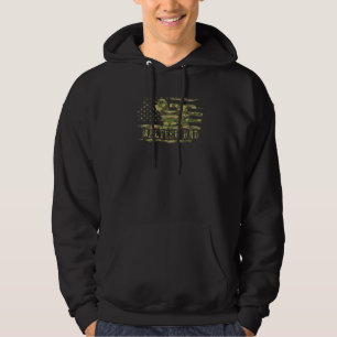 Sudadera Hombres papá maltés camuflan bandera estadounidens