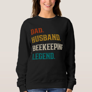 Sudadera Hombres Papá Marido Leyenda de la apicultura
