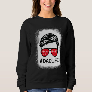 Sudadera Hombres Papá Navidades Padre Vida Copos de nieve I