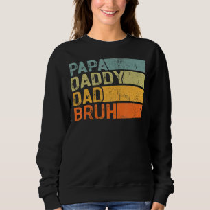 Sudadera Hombres Papá Papá Papá Noel Bruh Día del Padre par