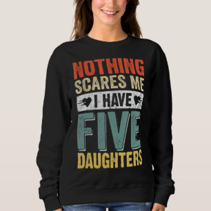 Sudadera Hombres Papá Tengo Cinco Hijas Vintage Fath Retro