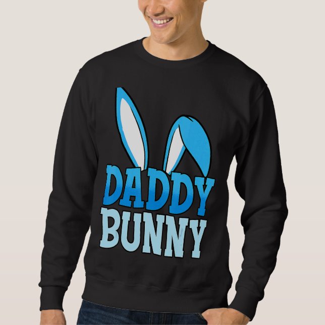 Sudadera Hombres Papi Bunny Cute Costume Papá Matar Familia (Anverso)