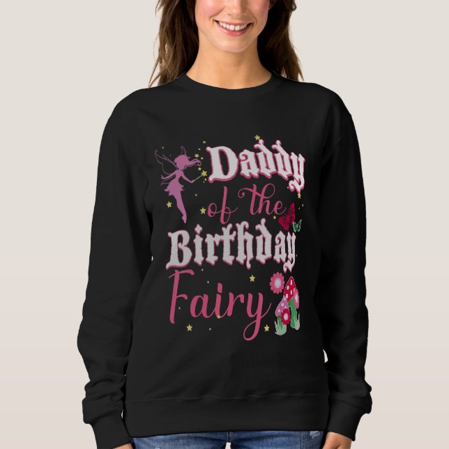 Sudadera Hombres Papi De La Princesa De Cumpleaños Chica Mu (Anverso)