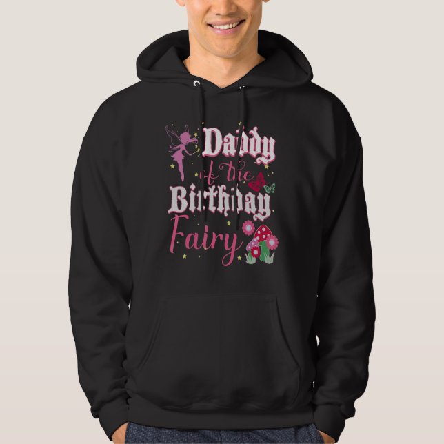 Sudadera Hombres Papi De La Princesa De Cumpleaños Chica Mu (Anverso)