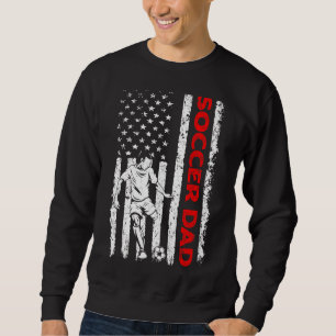 Sudadera Hombres patriotas fútbol papá padre bandera estado