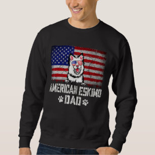 Sudadera Hombres Patriótico Estadounidense Eskimo Papá Band