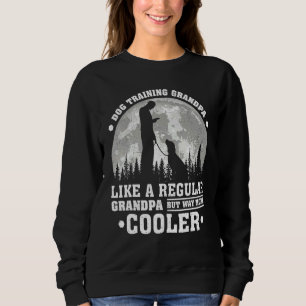 Sudadera Hombres Perro Entrenando Abuelo Como Un Abuelo Reg