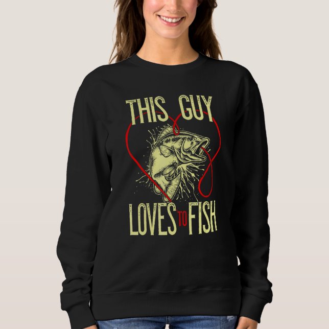 Sudadera Hombres Pescadores De Pike Pescadores De Rod Aman  (Anverso)