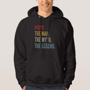 Sudadera Hombres Pops El Hombre El Mito La Leyenda Día del