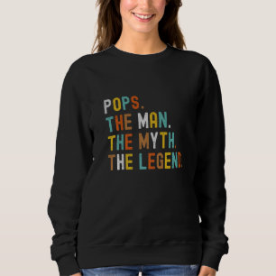 Sudadera Hombres Pops El Hombre El Mito La Leyenda Día del 