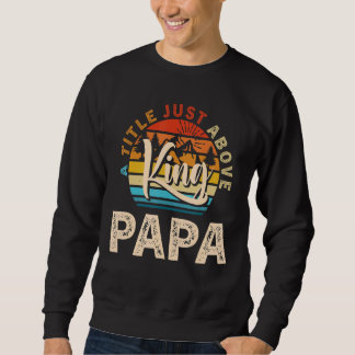 Sudadera Hombres Por Los Padres Día Papa Título Justo Por E