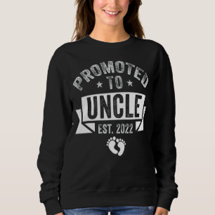 Sudadera Hombres Promocionados Al Tío 2022 Embarazo Retro A