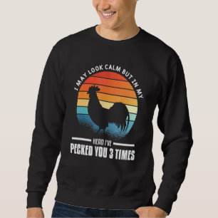 Sudadera Hombres, Puedo Parecer Tranquilos Pero En Mi Cabez