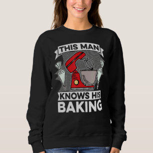 Sudadera Hombres que este hombre conoce a su galleta de los
