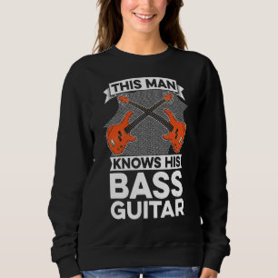 Sudadera Hombres que este hombre conoce a su loco músico Ba