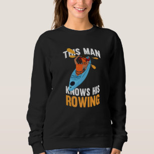 Sudadera Hombres que este hombre conoce sus deportes acuáti