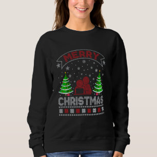Sudadera Hombres que iluminan árboles de Navidad Mentor de
