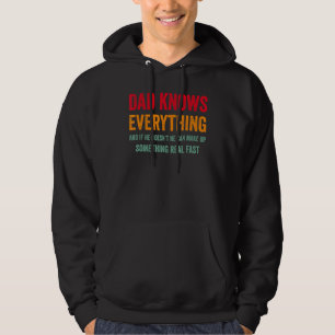 Sudadera Hombres Querido Papá Conoce Todo El Padre Vintage