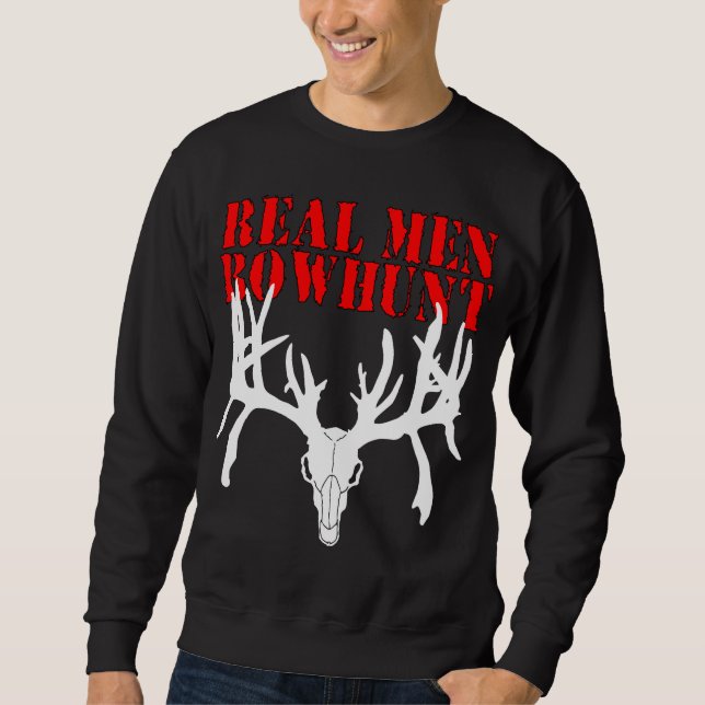 Sudadera Hombres reales Bowhunt (Anverso)