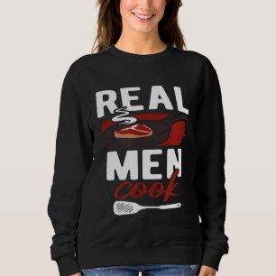 Sudadera Hombres Reales Cocinan Hombre Chef Comida Carne C