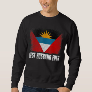 Sudadera Hombres Retro Antigua Y Barbuda Bandera Mejor Espo
