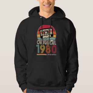 Sudadera Hombres retro de cumpleaños 1980