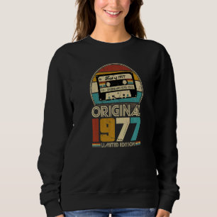 Sudadera Hombres Retro de Cumpleaños Vintage 1977