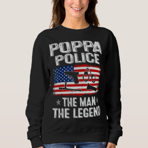 Sudadera Hombres Retro La Bandera De Ee.Uu. Día Del Padre P