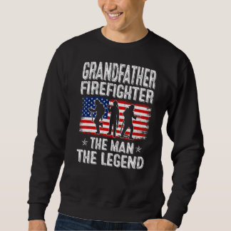 Sudadera Hombres Retro La Bandera De Los Ee.Uu. El Día Del