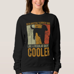 Sudadera Hombres Retro Padres Day Bedlington Terrier Dad Do