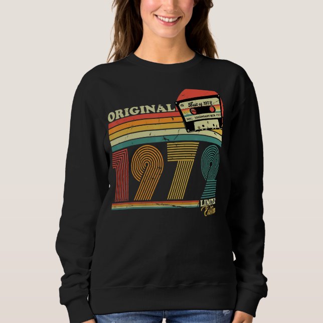 Sudadera Hombres retro vintage de 1972 (Anverso)