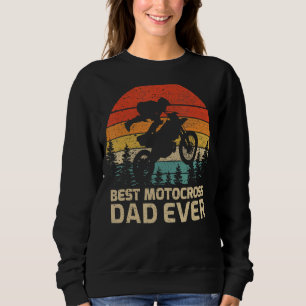 Sudadera Hombres Retro Vintage Mejor Motocross Dad